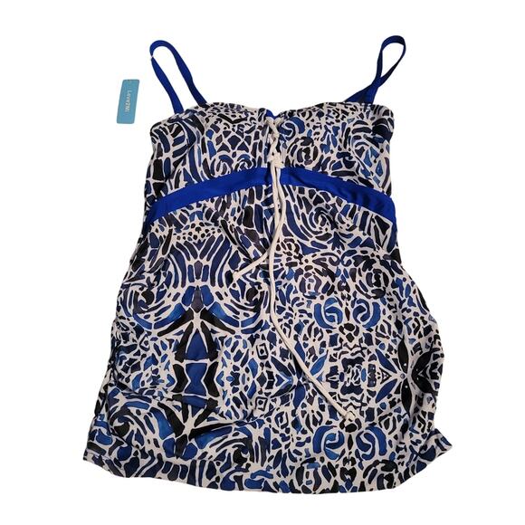 Love2Mi Maternity Swimsuit Printed Pregnancy Bathing Suits Tankini Top Summer Sm - Picture 5 of 8